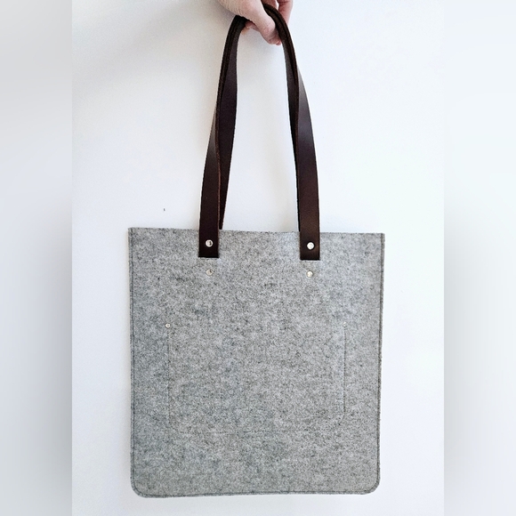 NWOT Graf Lantz merino wool tote / laptop or document sleeve - Picture 4 of 9